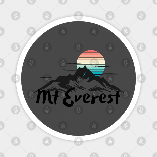 Mt Everest, Nepal Magnet by M&M&M&M